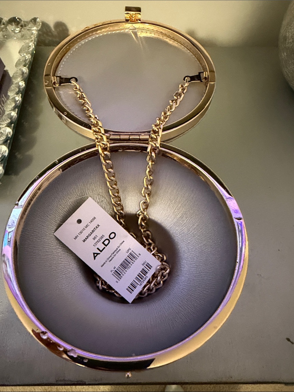 Aldo pink/gold Martini purse - Picture 3 of 7